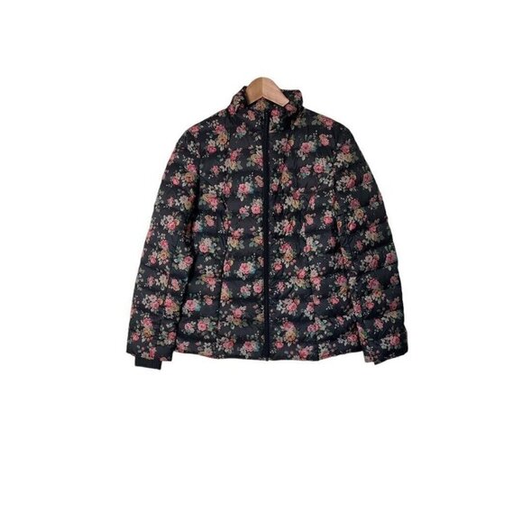 Cath Kidston Jackets & Blazers - Cath Kidston London Floral Down Stowaway Hood Puffer Down Jacket S 1244